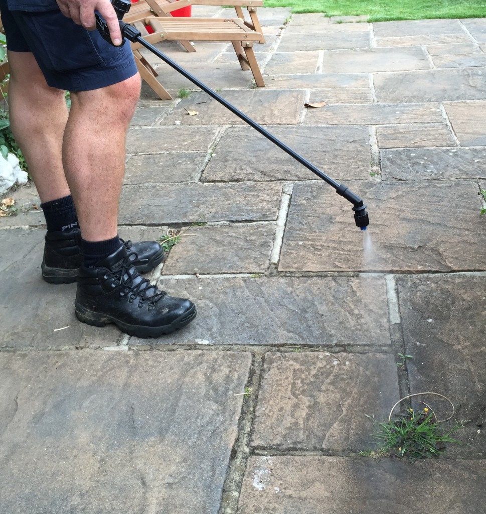 weed control on hard surface